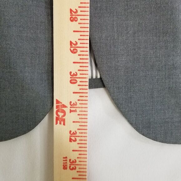 NEW EXPRESS $298 SOLID GRAY SLIM WOOL BLEND MODERN TECH SUIT JACKET SZ 46L - Picture 9 of 10